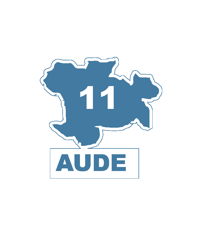 Une carte du département 11 Aude.